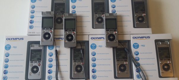 Diktafoner för transkribering